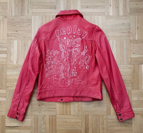 Replay lederjacke damen - replay,