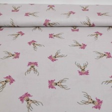 Romantischer Hirsch Hellgrau