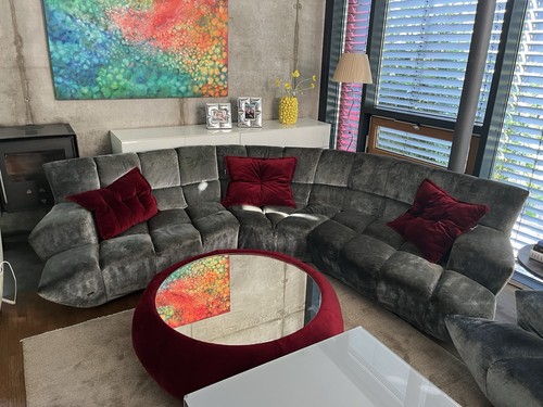 Bretz cloud couch silbergrau - couch,