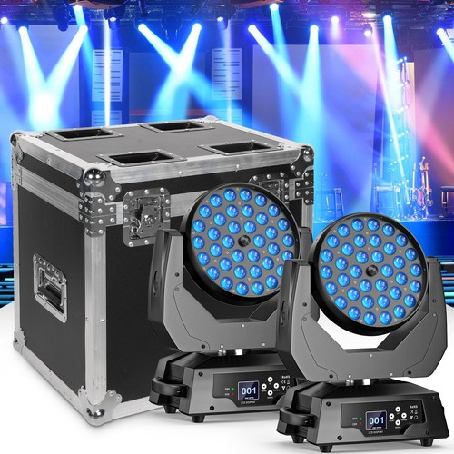 2stk 36x18w led moving - 2stk,