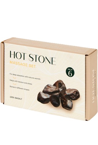 Hot stone massage set teilig - hot,