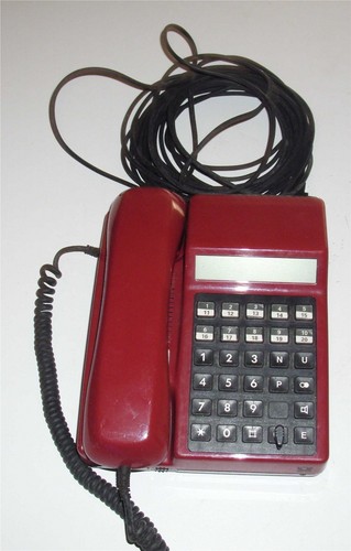 Telefon d350 post weinrot - post,