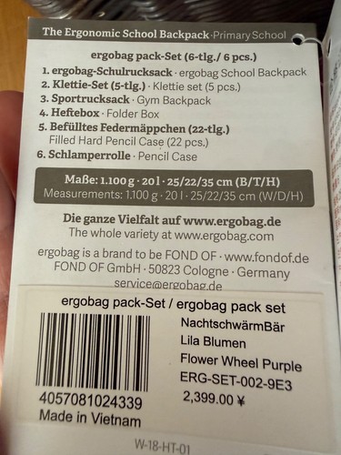 Ergobag schulrucksack pack - schulrucksack, pack-set
