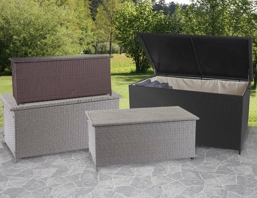 Poly rattan kissenbox hwc - poly-rattan, hwc-d88
