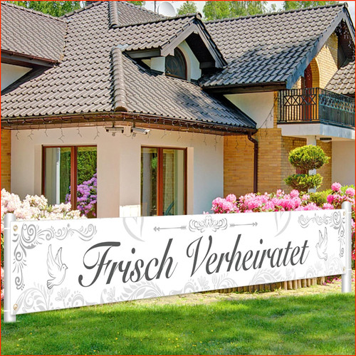 Banner hochzeit deko - deko, frisch