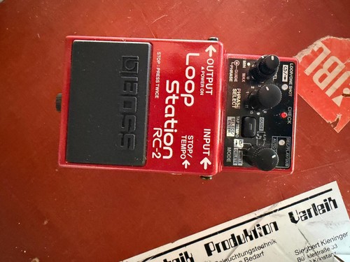 Boss loop station guitar - rc-2,