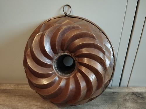 Schöne alte backform - backform, kupfer