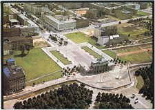 AK BERLIN Mauer am Brandenburger Tor, Ruine Hotel ADLON, Unter den Linden 70er