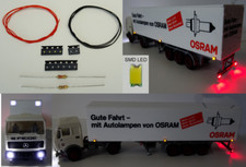 SMD LED 0805 Beleuchtungsset Bausatz 18 tlg. für LKW Trucks PKW Spur TT/H0 C2000