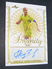 Leaf Trinity 2022 Andriy Shevshenko Auto Signature 4 / 10 no Panini Futera Topps
