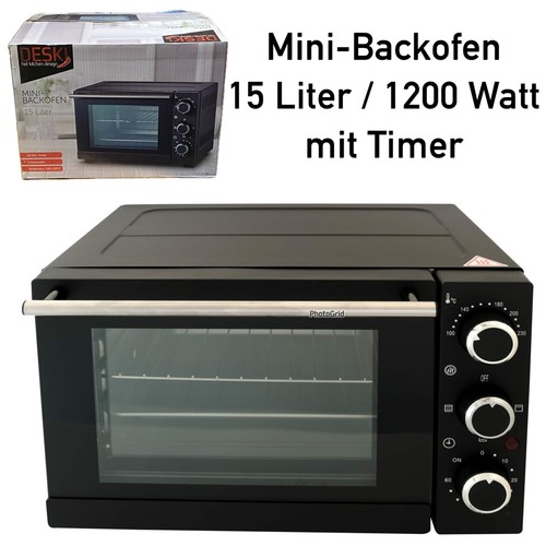 Deski mini backofen 15l - backofen, timer