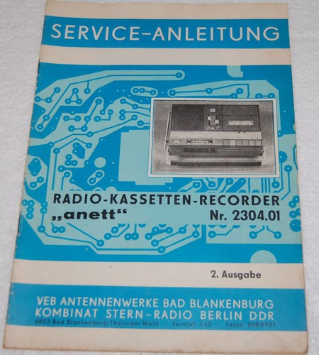 Service anleitung ddr - service,