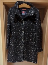 Frieda & Freddies New York Damen Mantel Fell Jacke Gr.42 Leopardenmuster 