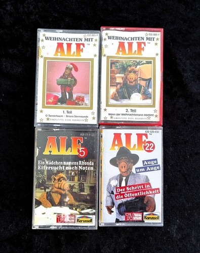 Alf hörspielkassette - 4x, mc