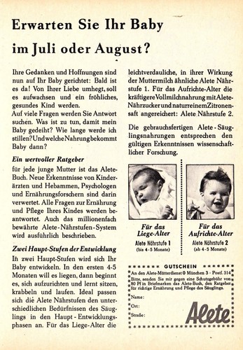 3w8483 alte reklame von - alte,
