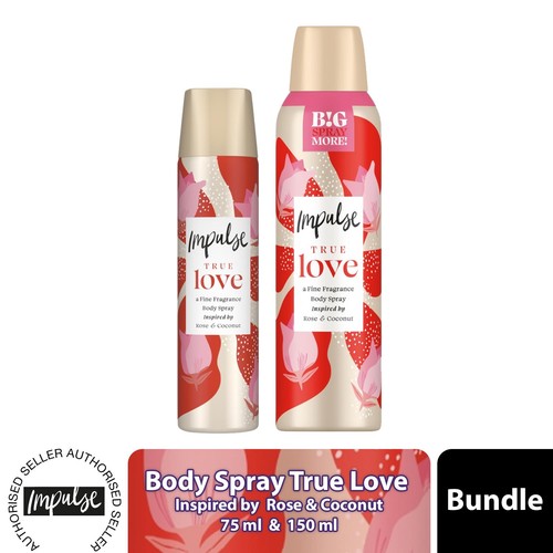 Impulse true love body spray - true,