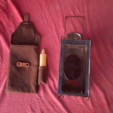 Original Schweizer Armee Militär Faltlaterne Swiss Army Verzinkt, top. WK2