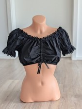 Neu Distler Dirndl Bluse 38 Tracht Oktoberfest Wiesn Baumwolle Landhaus Gothic