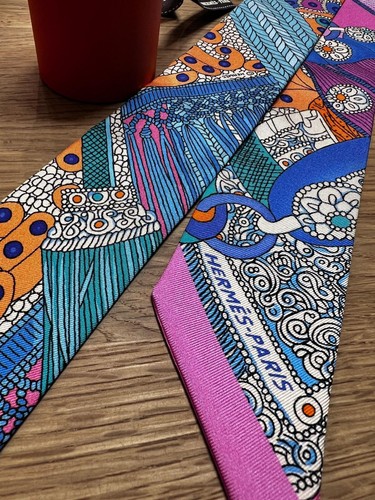 Hermès twilly aus seide mit - hermÈs,