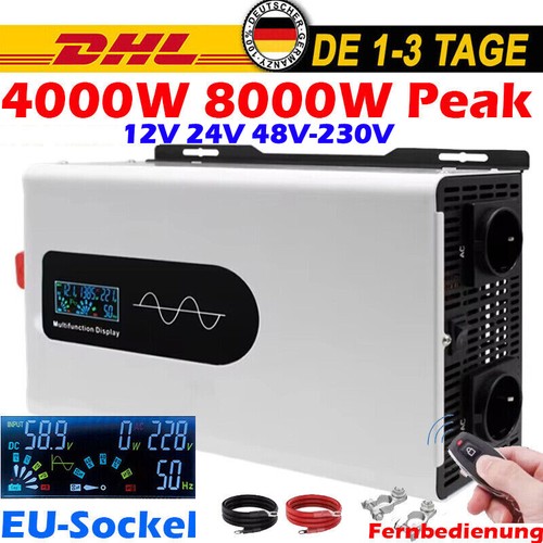 4000w 8000w max - 12v, 24v