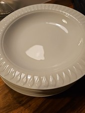 Thomas Geschirr Lanzette Weiß 6 Suppenteller 21 CM Porzellan