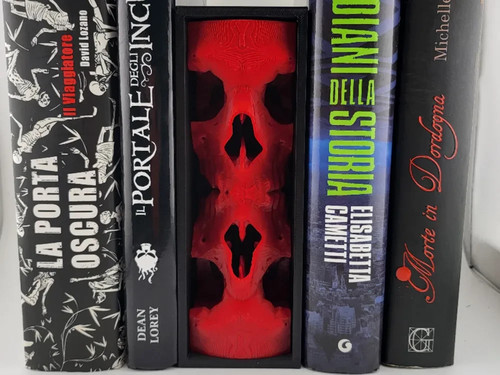 Roter totenkopf stylische - roter,