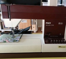 Nähmaschine Pfaff Tipmatic 1013 Mit Zubehör und Koffer Näht Jeans Seide Top ✅