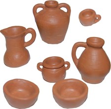 Krippenzubehör Tongeschirr