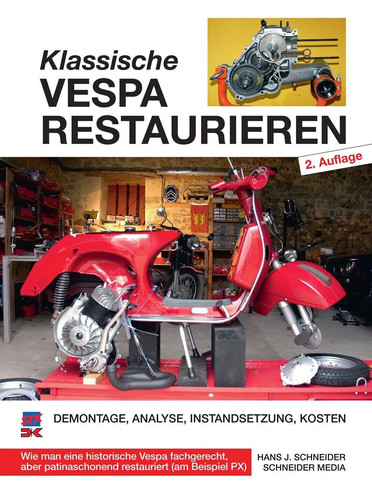 Klassische vespa restaurieren - vespa,