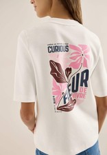Cecil kurzarm sweatshirt mit - kurzarm,