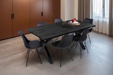 Esstisch Baumkante Holz-Optik