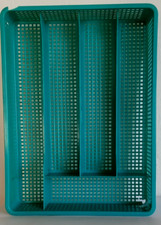 Schubladeneinsatz Besteckkasten-/Aufbewahrung,grün,22,5x30,5x4cm,gebraucht.Zust.