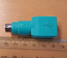 Adapter PS2 USB Mouse Maus Buchse Stecker grün