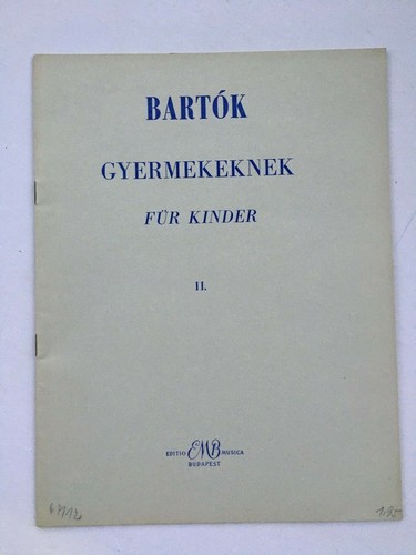 Noten bartok für kinder - noten.,