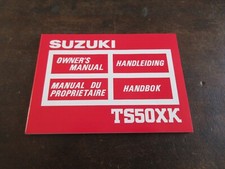 Suzuki TS50XK 1986 Owner's