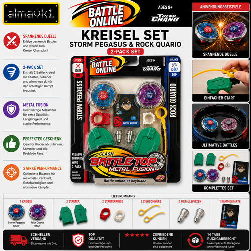Battle top metal fusion - battle,