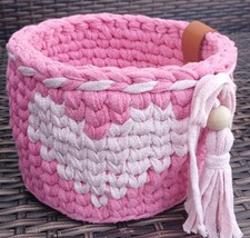 Körbchen, Korb gehäkelt