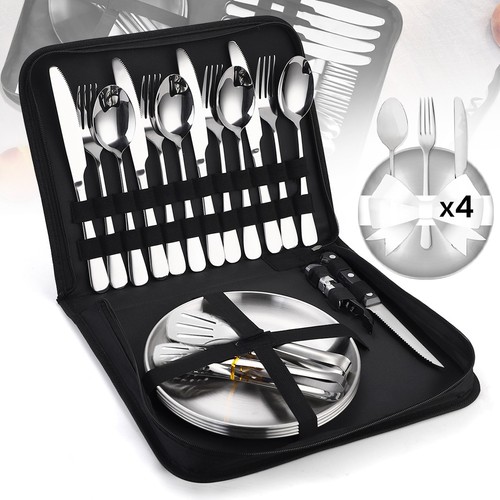 Campingbesteck set für - campingbesteck,