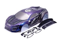 RC CAR KAROSSERIE 1:10 "FLASH" DRIFT IN METALLIC FLIP FLOP # JLR57