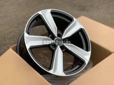 4X 20 Zoll RS4 Style Schwarz Poliert 5X112 Felgen passend für Audi A4 A5 A6 A...