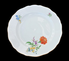 Meissen Bunte Blume Goldrand