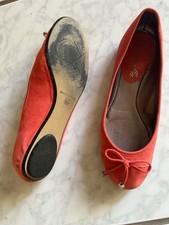 ein paar orange ballerina wildleder gr 39 gebraucht