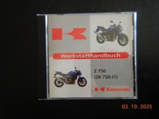 Werkstatthandbuch Kawasaki  Z750 ZR750-J1  Reparaturanleitung auf  CD