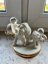 Elefanten Porzellan Figur