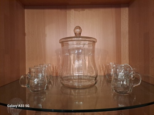 Bowle set glas gebraucht - set,