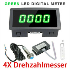 4 Digital LED Drehzahlmesser