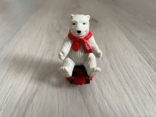 Original Coca-Cola Eisbär Winter Edition 2002 Werbefigur ca. 5 cm Sammlerstück