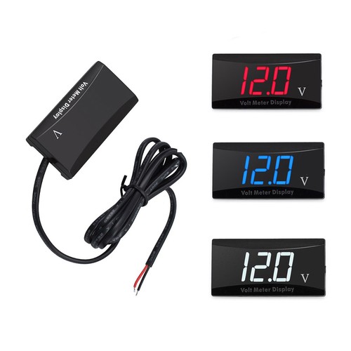 Panelmeter batterie 12v led - batterie,