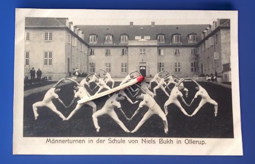 Fotokarte männerturnen - ak,
