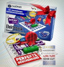 noDNA Elektronik Baukasten Kinder Elektro Experimentierkasten ab 8 Jahre